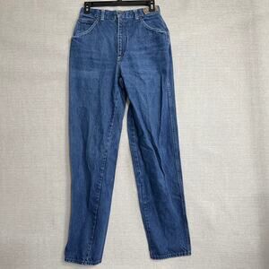 Vintage Roy Rodgers Western Rodeo Jeans Junior 11 Blue Dark Wash Denim High Rise